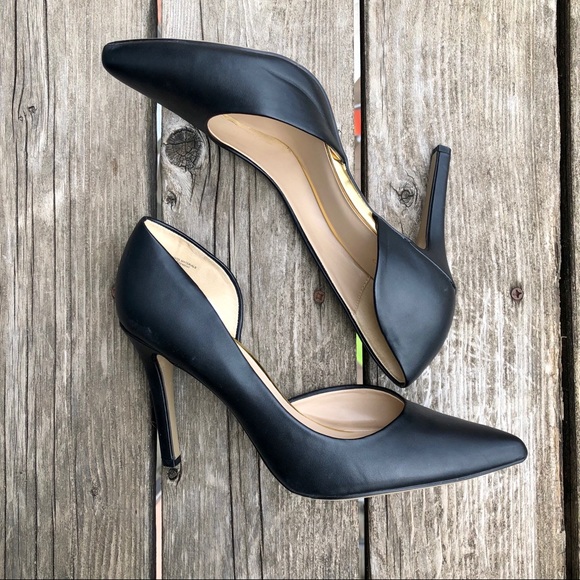 Mossimo • Black Heels with Side Cut - Picture 12 of 12
